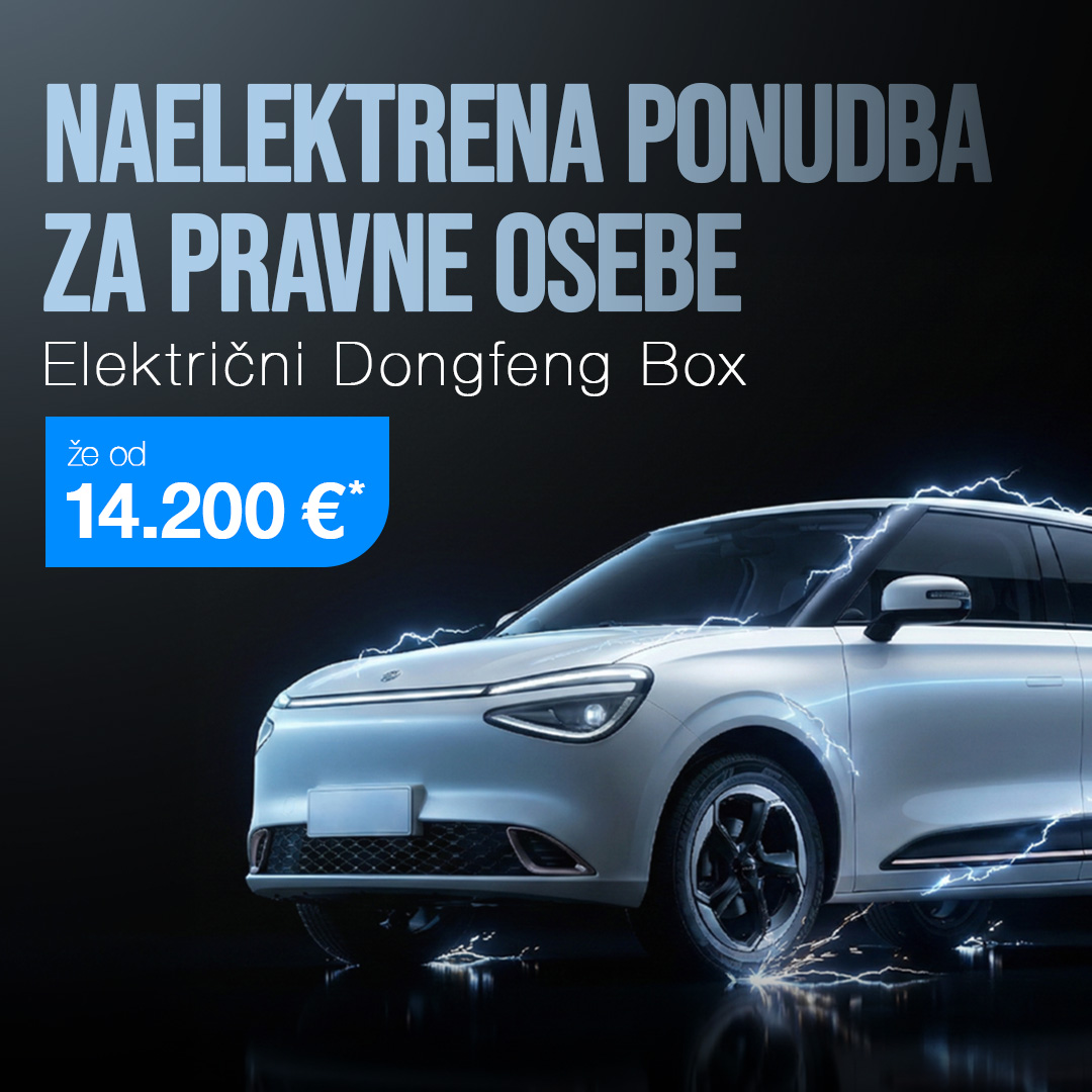 Oglas: električni avtomobil za pravne osebe