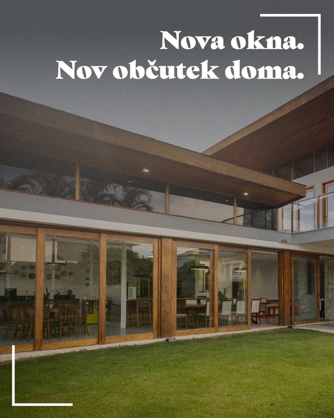 Objava: nova okna, nov občutek doma